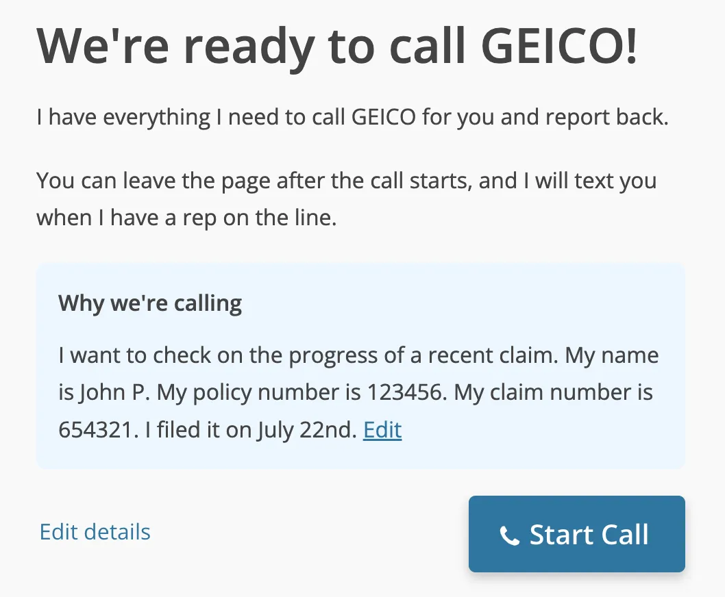 But we use AI to have difficult conversations with customer service for you, wait on hold for you, and other tasks that many people find difficult or annoying